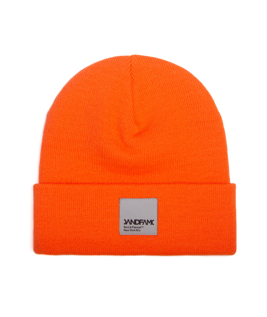 1-Panel Watch Cap - Blaze Orange | God & Famous