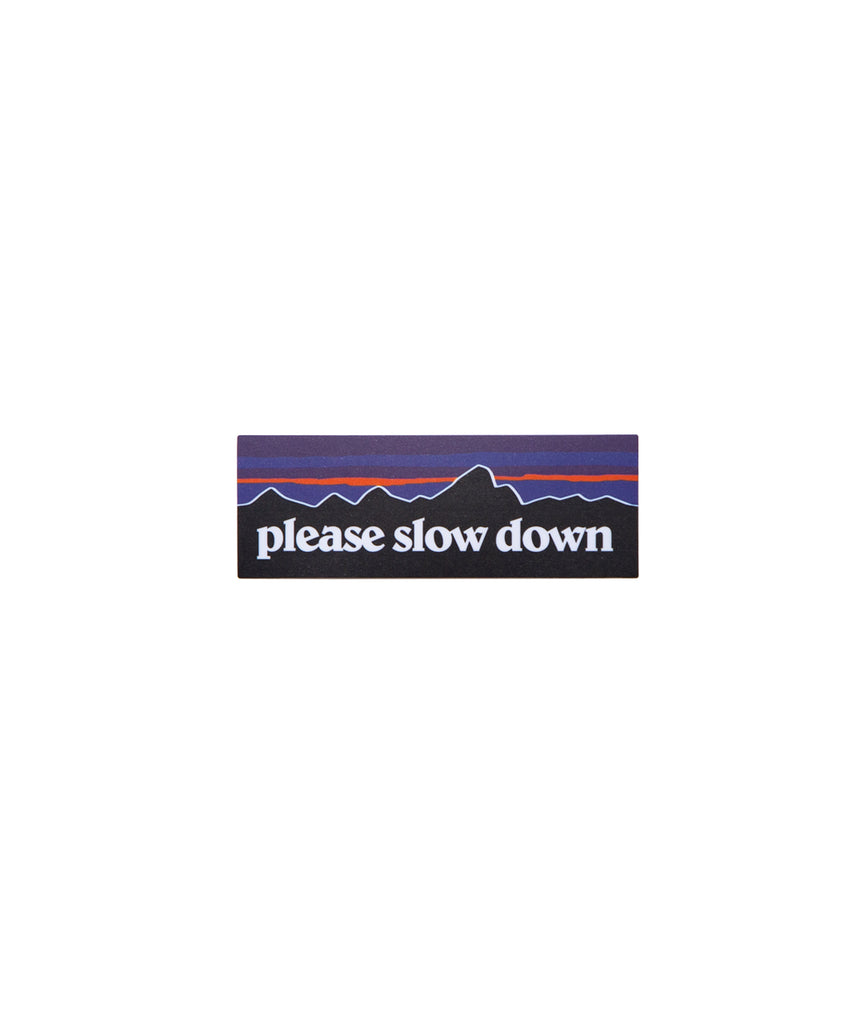 Please Slow Down Sticker