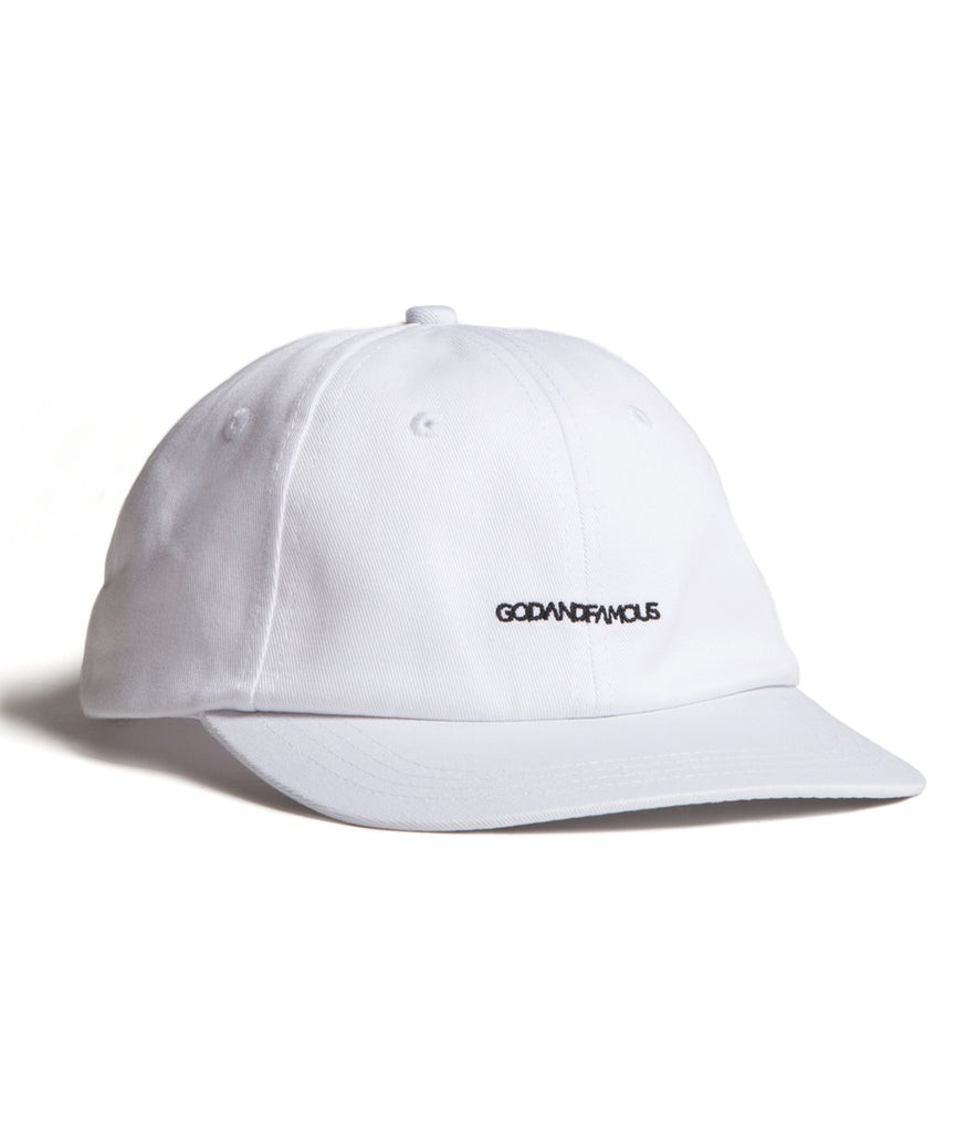 God and Famous 6-Panel Hat White