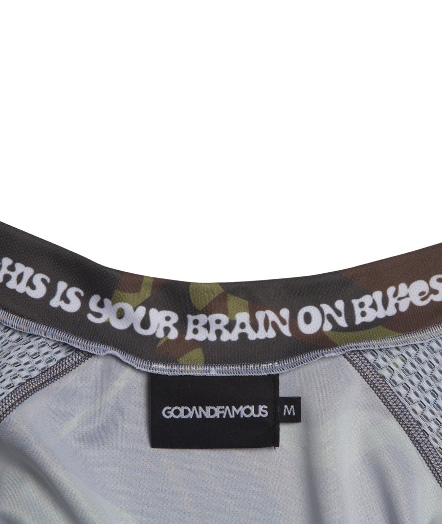 Brain on Bikes Jersey - Over Easy