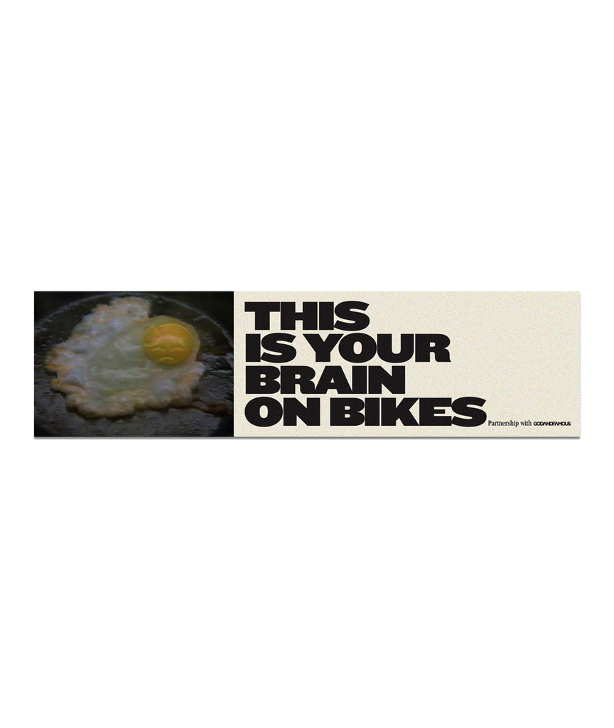 Brain on Bikes Sticker