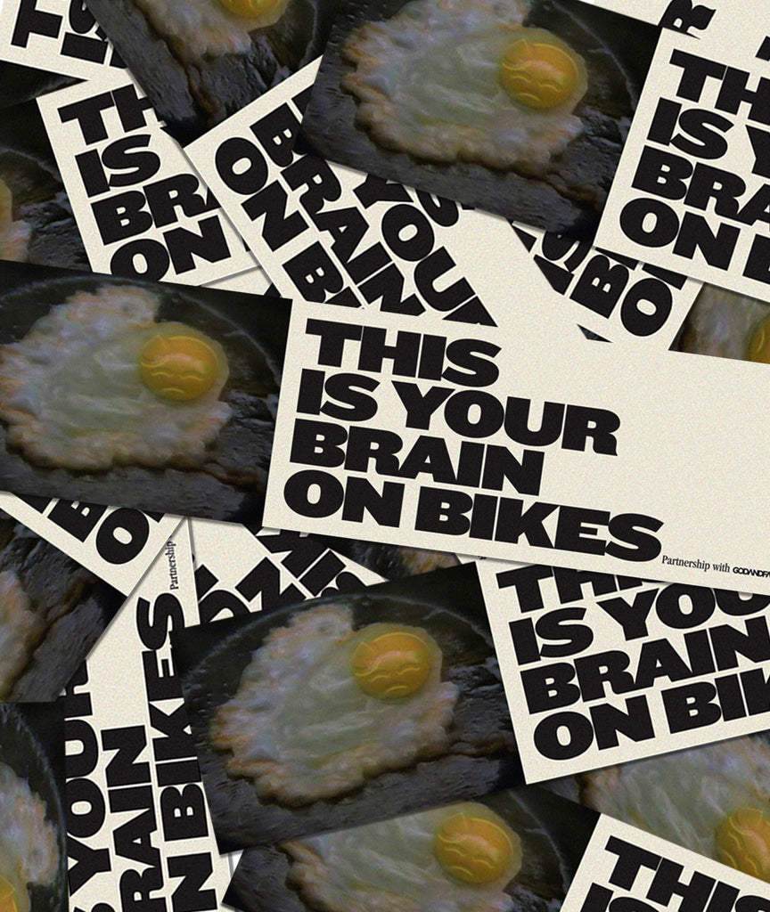 Brain on Bikes Sticker