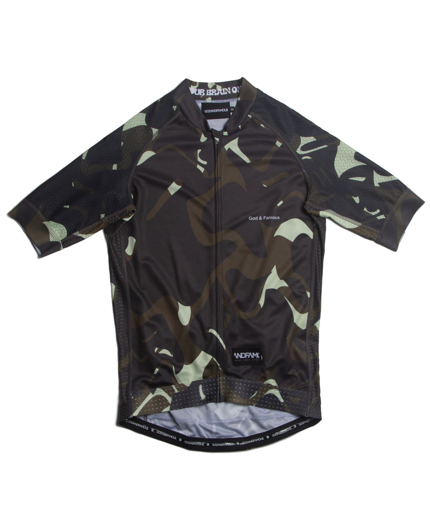 Brain on Bikes Jersey - Scrambled
