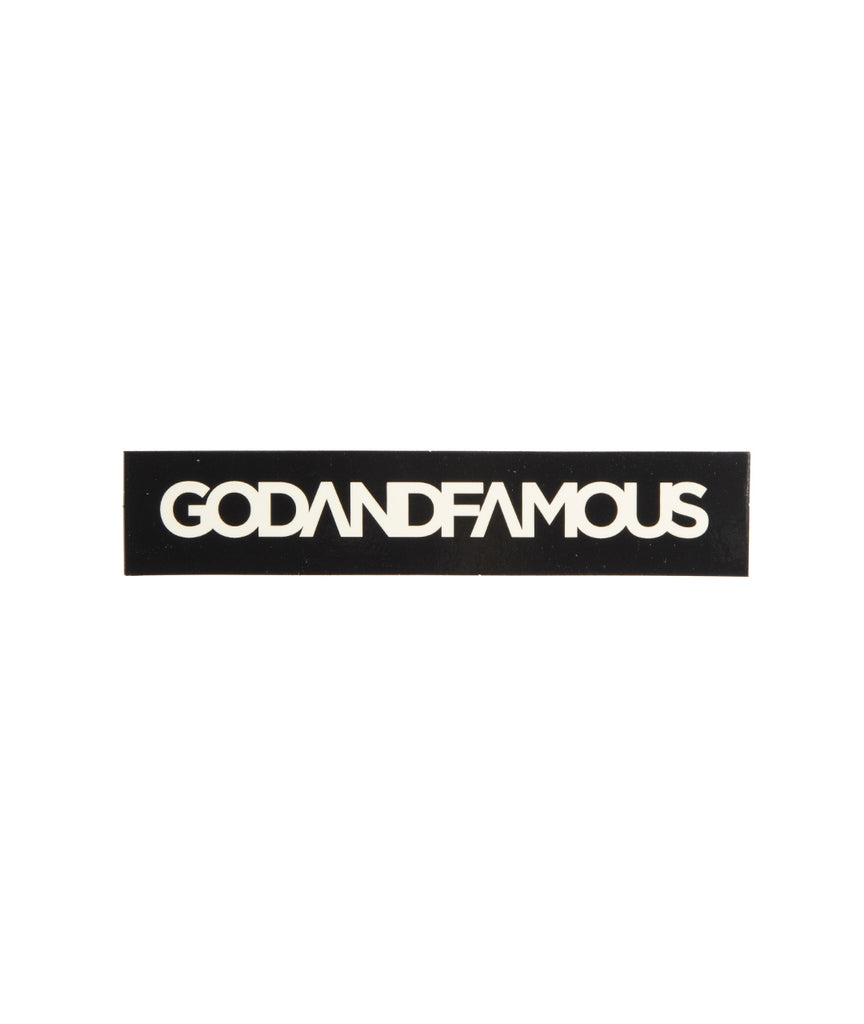 God and Famous Box Logo Sticker - 5 in