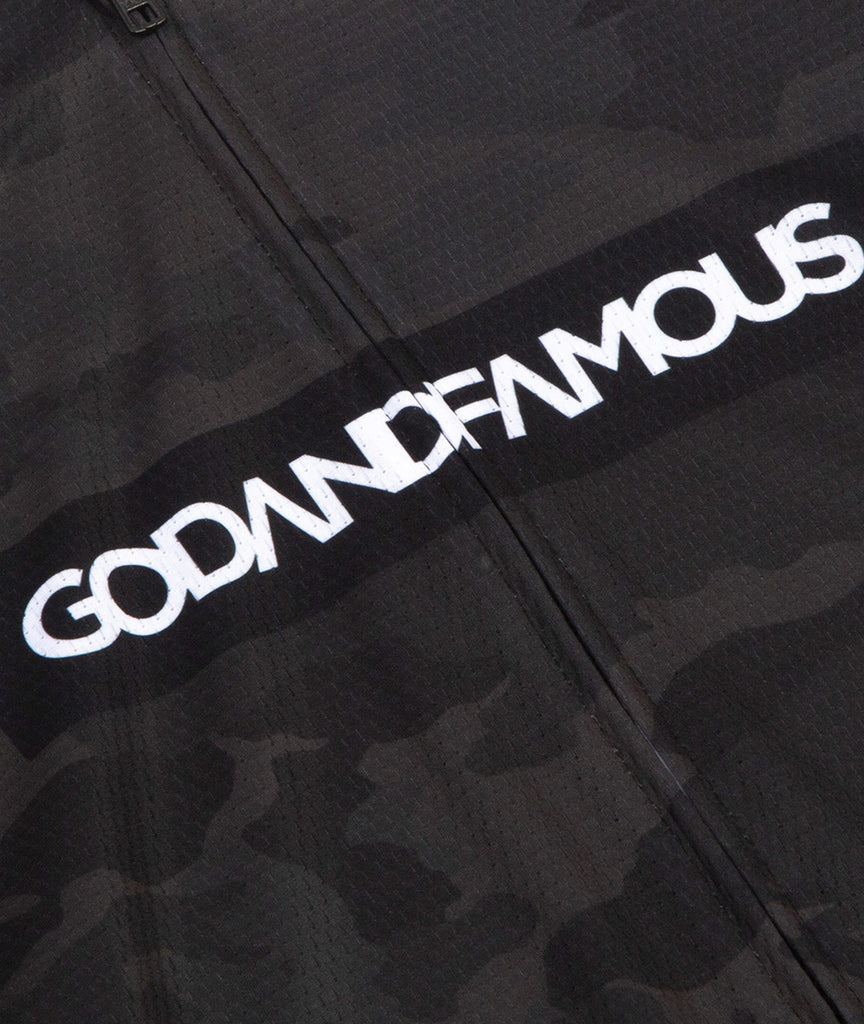 God and Famous LS Jersey - Black Camo