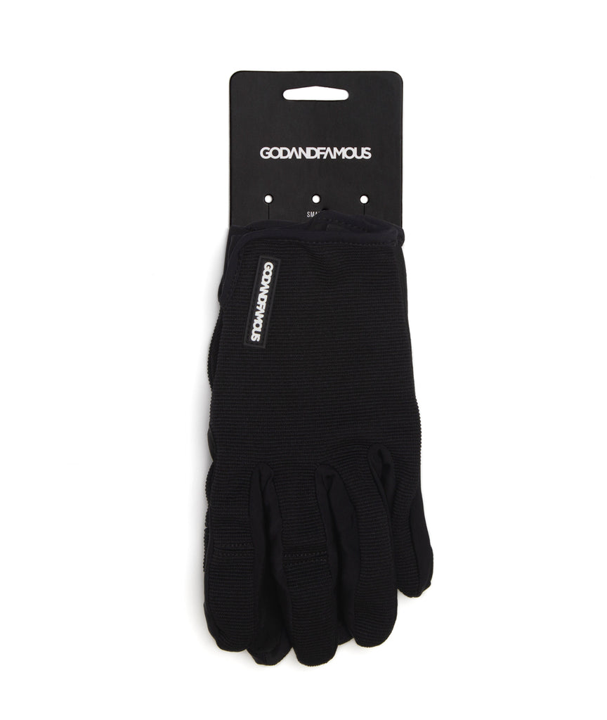 God and Famous LT Cycling Glove - Black