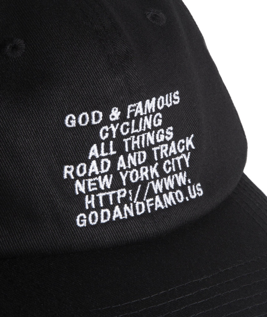 God and Famous Mantra 6-Panel Hat