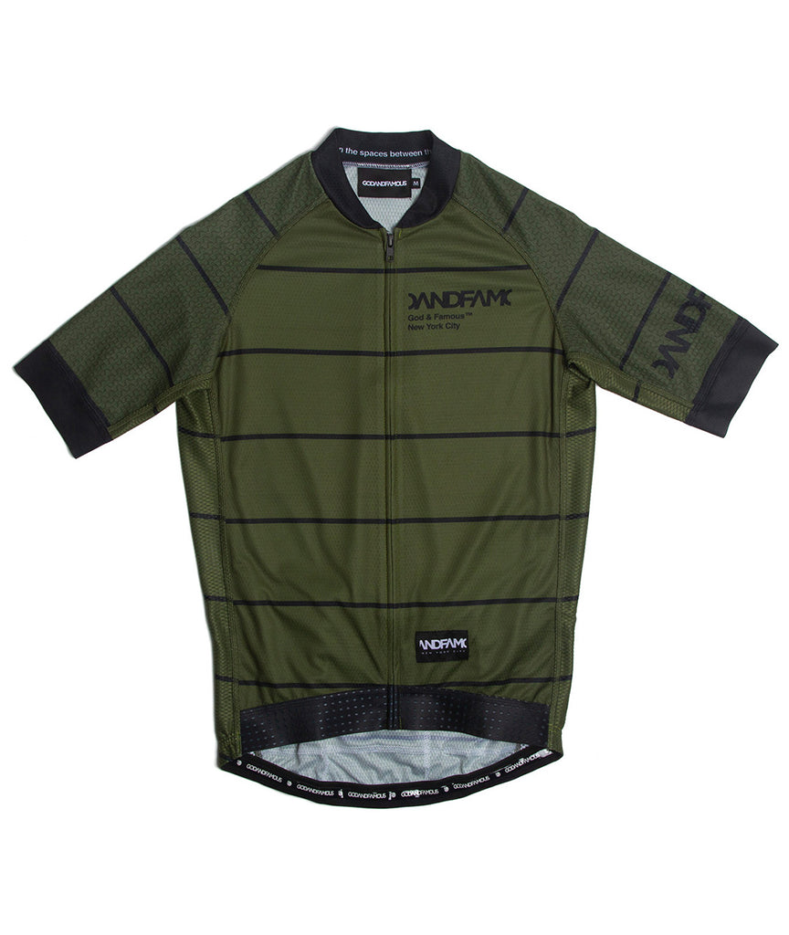 God and Famous Rules Jersey - Olive
