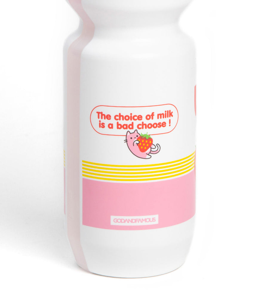 God and Famous Strawberry Milk Water Bottle