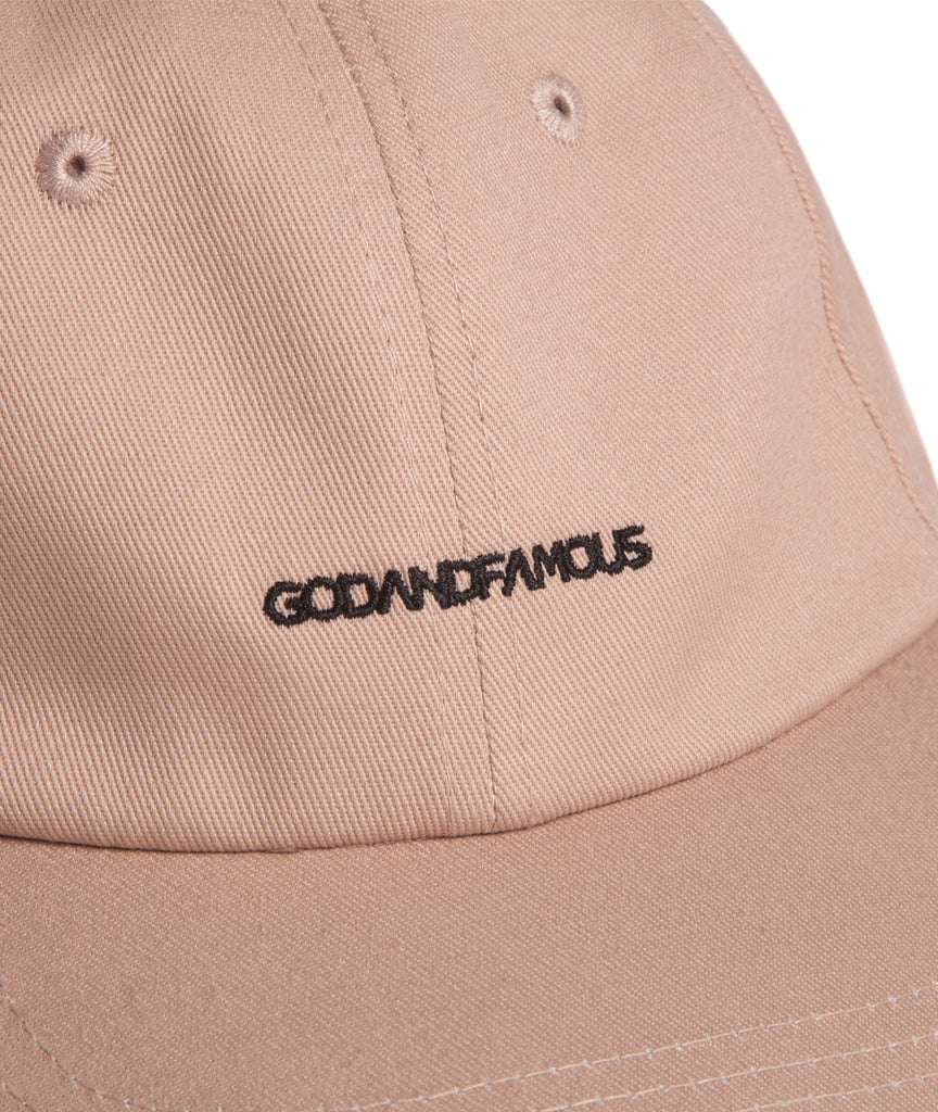 God and Famous Team 6-Panel Hat Sand