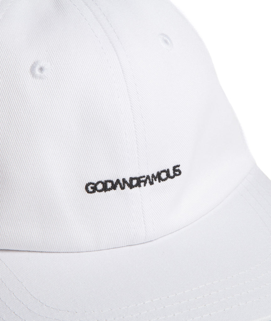 God and Famous 6-Panel Hat White